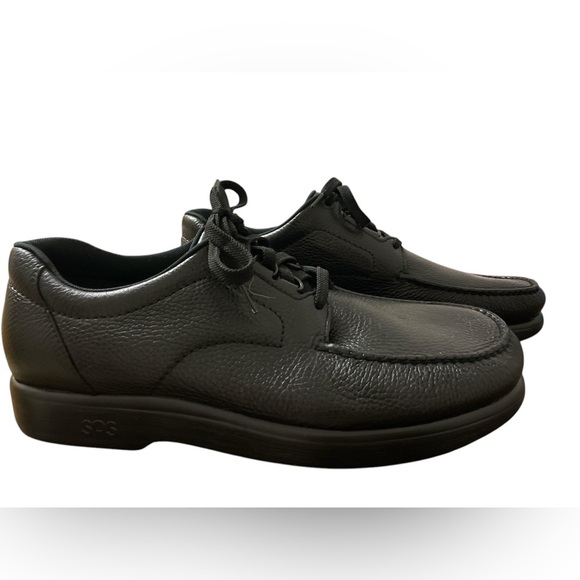 SAS “Bout Time” Black Men's Comfort Shoes - Picture 2 of 7